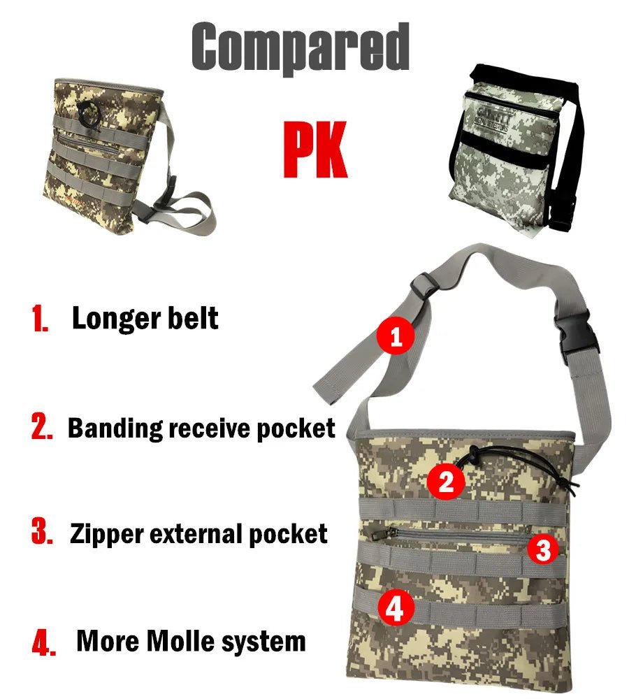 Metal Detector Digger's Pouch Bag