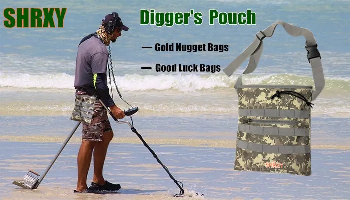 Metal Detector Digger's Pouch Bag