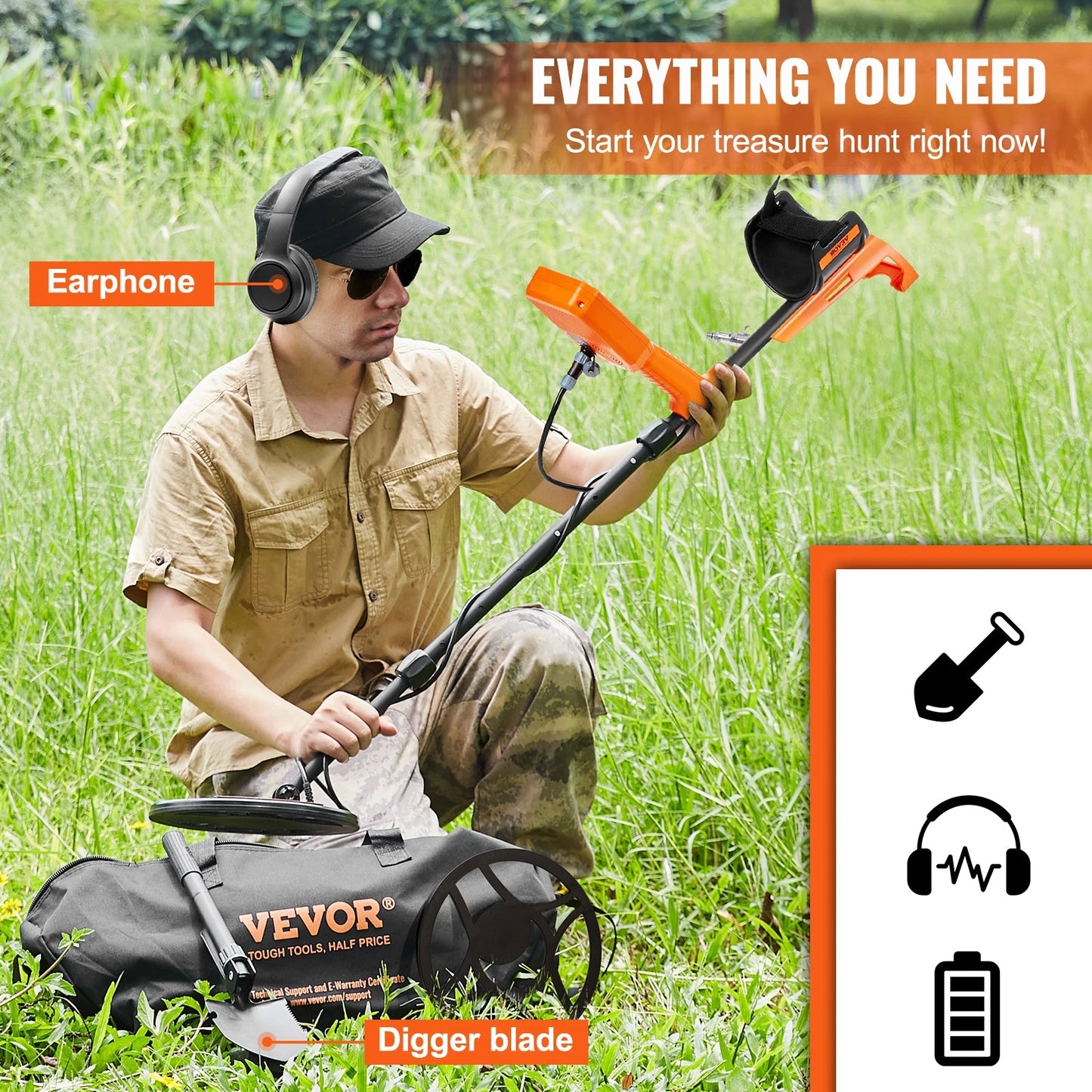T100 - Professional Metal Detector