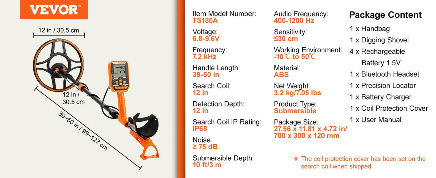T100 - Professional Metal Detector