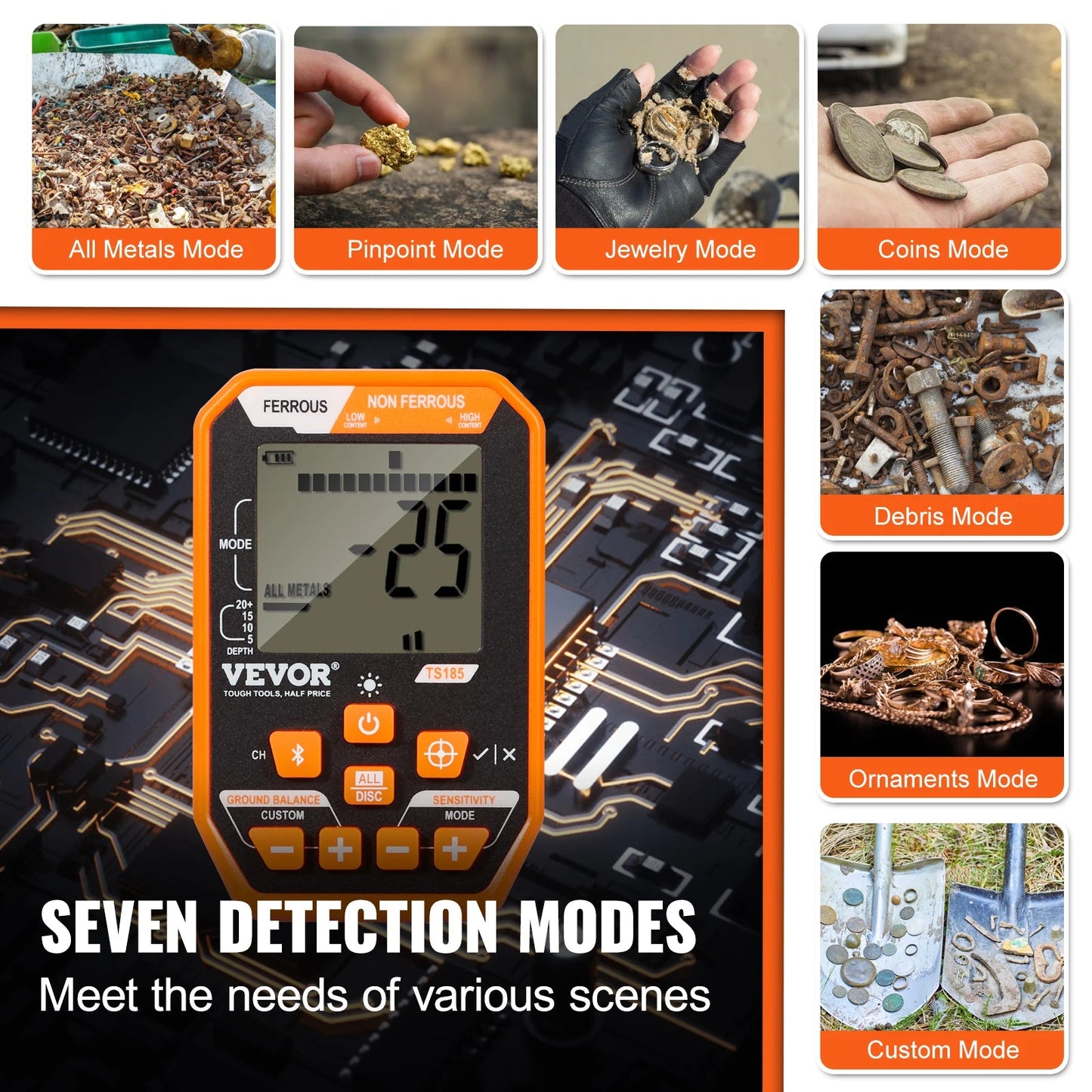 T100 - Professional Metal Detector