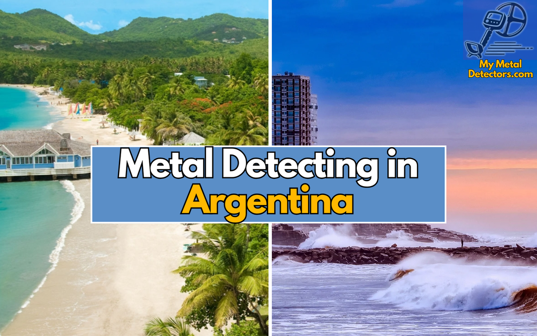 two images of argentinian beaches