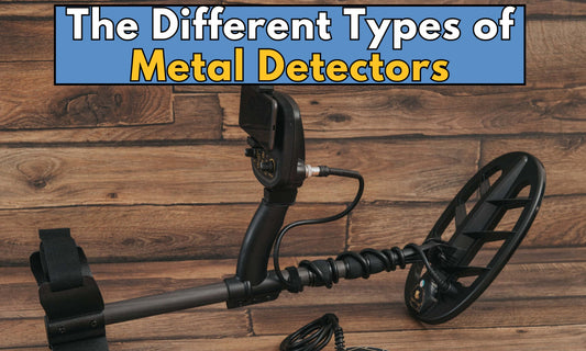 Image of a Pulse induction metal detector with writing questioning the different types of metal detectors.