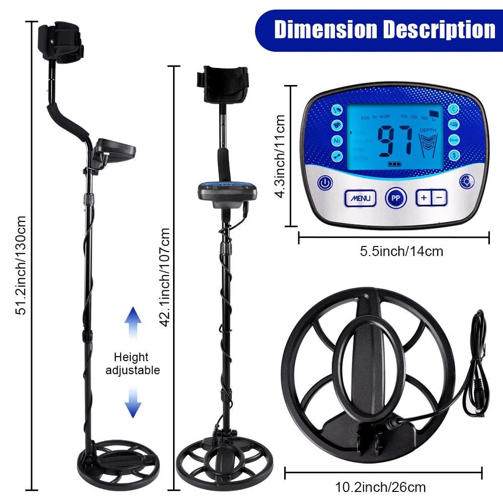 Skycruiser Depth Metal Detector (Package Bundle)